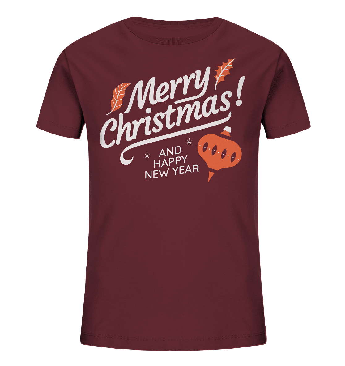 Frohe Weihnachten und ein Gutes neues Jahr ,Merry Christmas and Happy New Year - Kids Organic Shirt