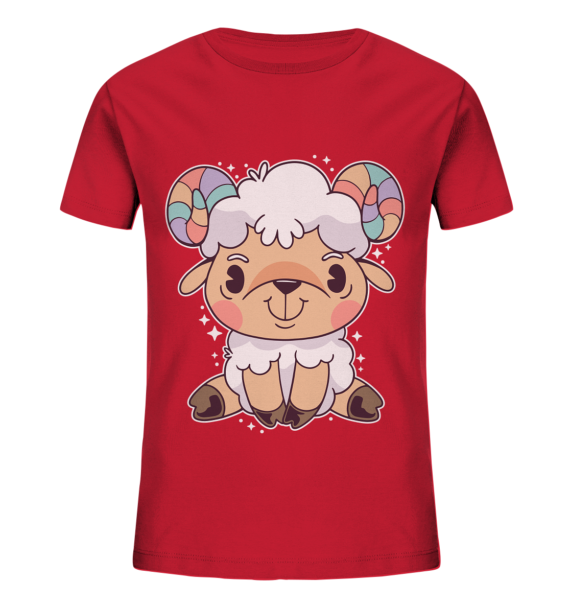 Kleiner lustiger Widder ,der Liebling der Kinder  - Kids Organic Shirt