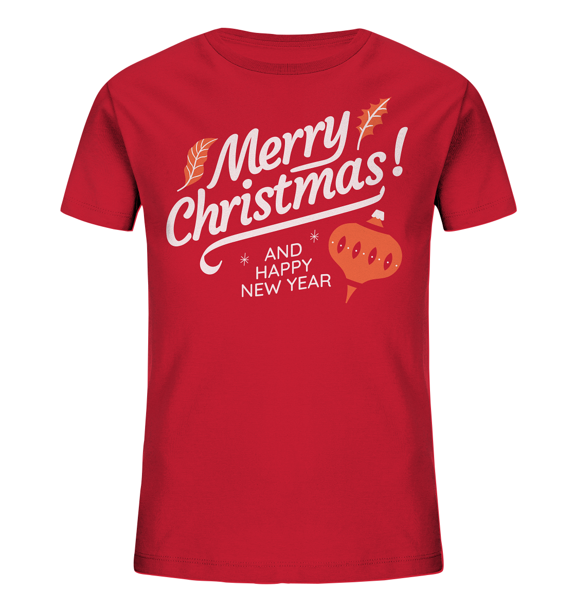 Frohe Weihnachten und ein Gutes neues Jahr ,Merry Christmas and Happy New Year - Kids Organic Shirt