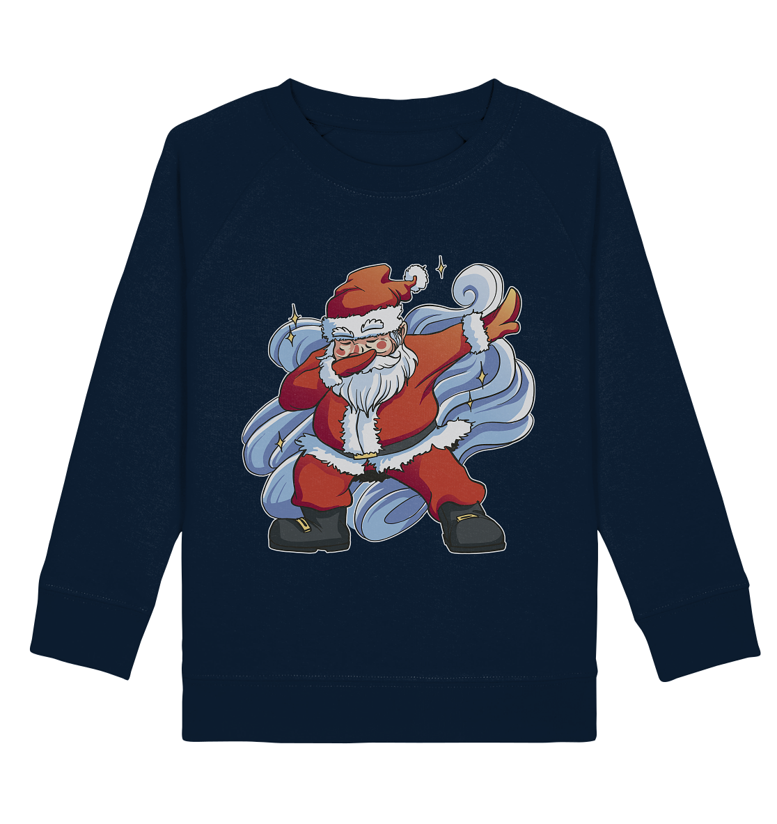 Weihnachten, Nikolaus Dabbing ,tanzender Nikolaus ,Fun ,Santa Dabbing  Christmas - Kids Organic Sweatshirt