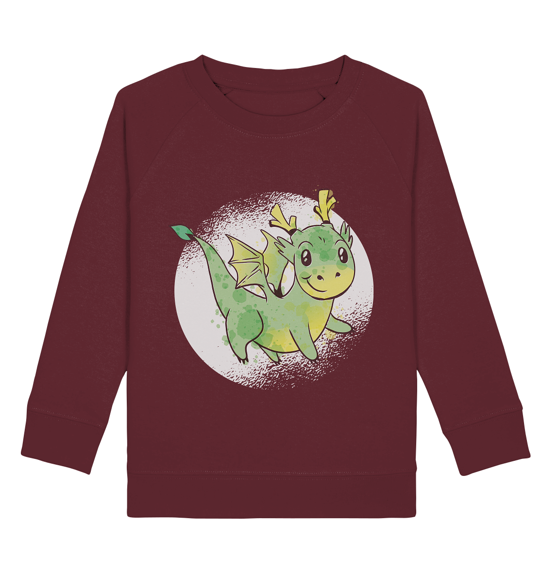 Le petit dragon vert, le préféré des enfants - Sweatshirt Bio Enfant