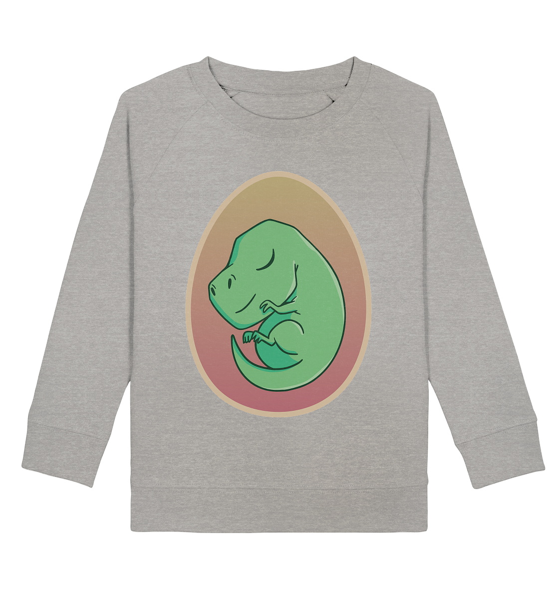 Dino im Ei   - Kids Organic Sweatshirt
