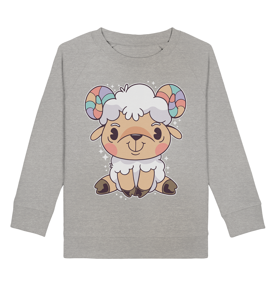 Kleiner lustiger Widder ,der Liebling der Kinder  - Kids Organic Sweatshirt