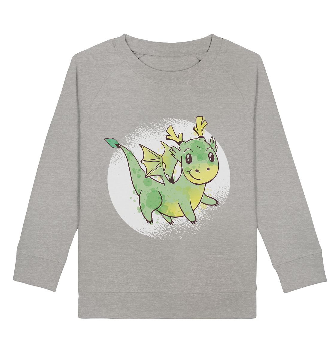 Little green dragon, the children's favorite - Kids Organic Sweatshirt