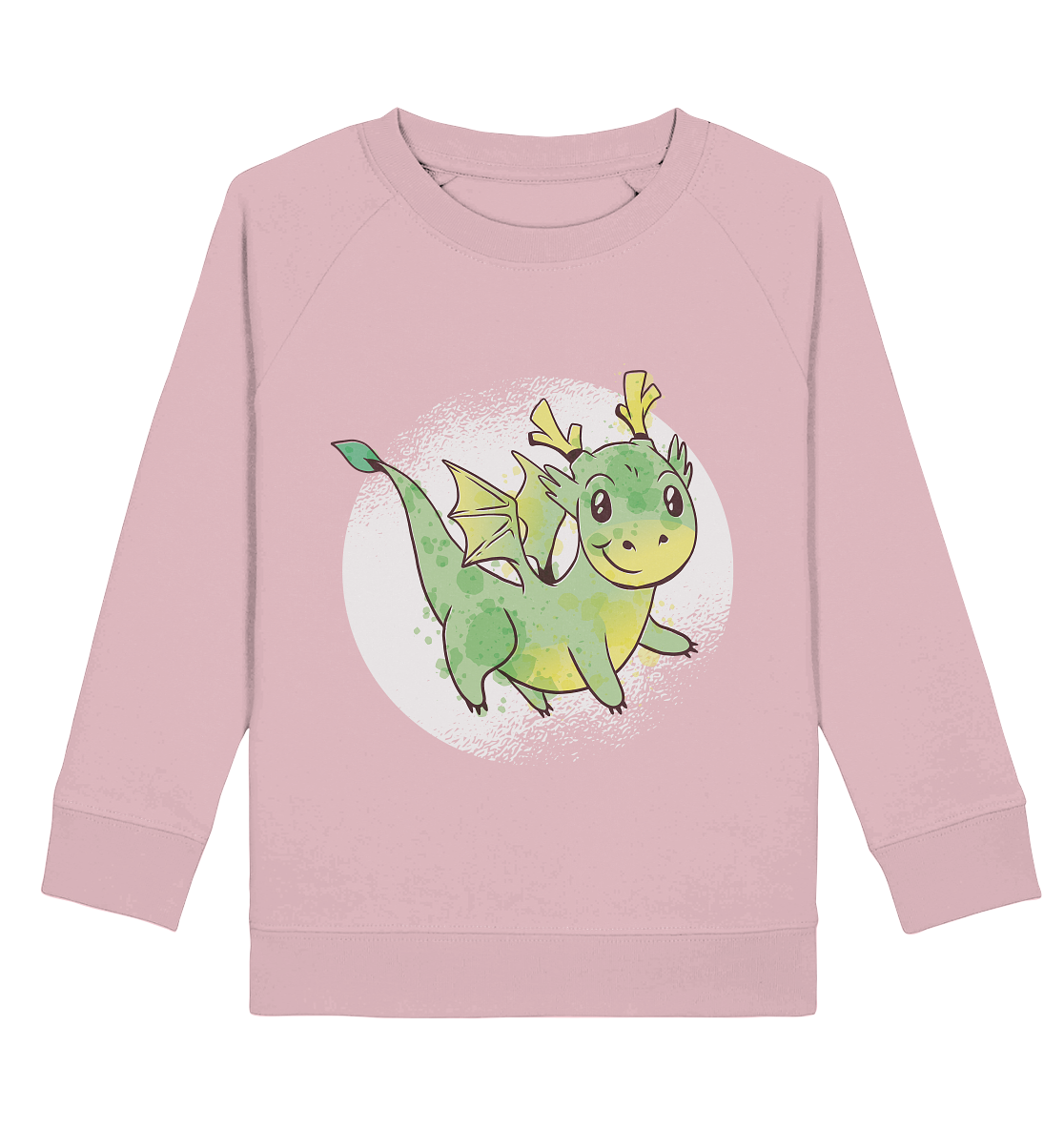 Little green dragon, the children's favorite - Kids Organic Sweatshirt