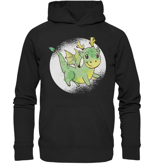 Le petit dragon vert, le préféré des enfants - Molleton à capuche Premium Kids