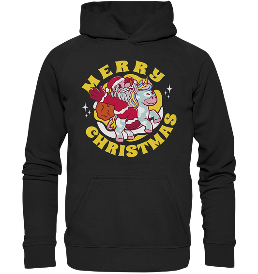 Nikolaus auf Einhorn reitend , Santa Claus Unicorn ,Merry Christmas  - Kids Premium Hoodie