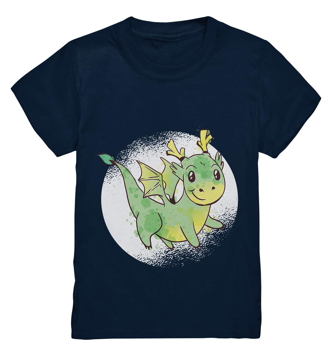 Kleiner grüner Drache ,der Liebling der Kinder - Kids Premium Shirt