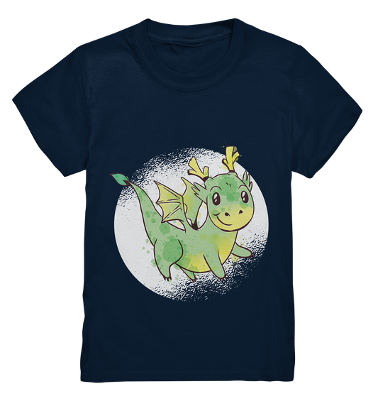 Petit dragon vert, le préféré des enfants - Kids Premium Shirt
