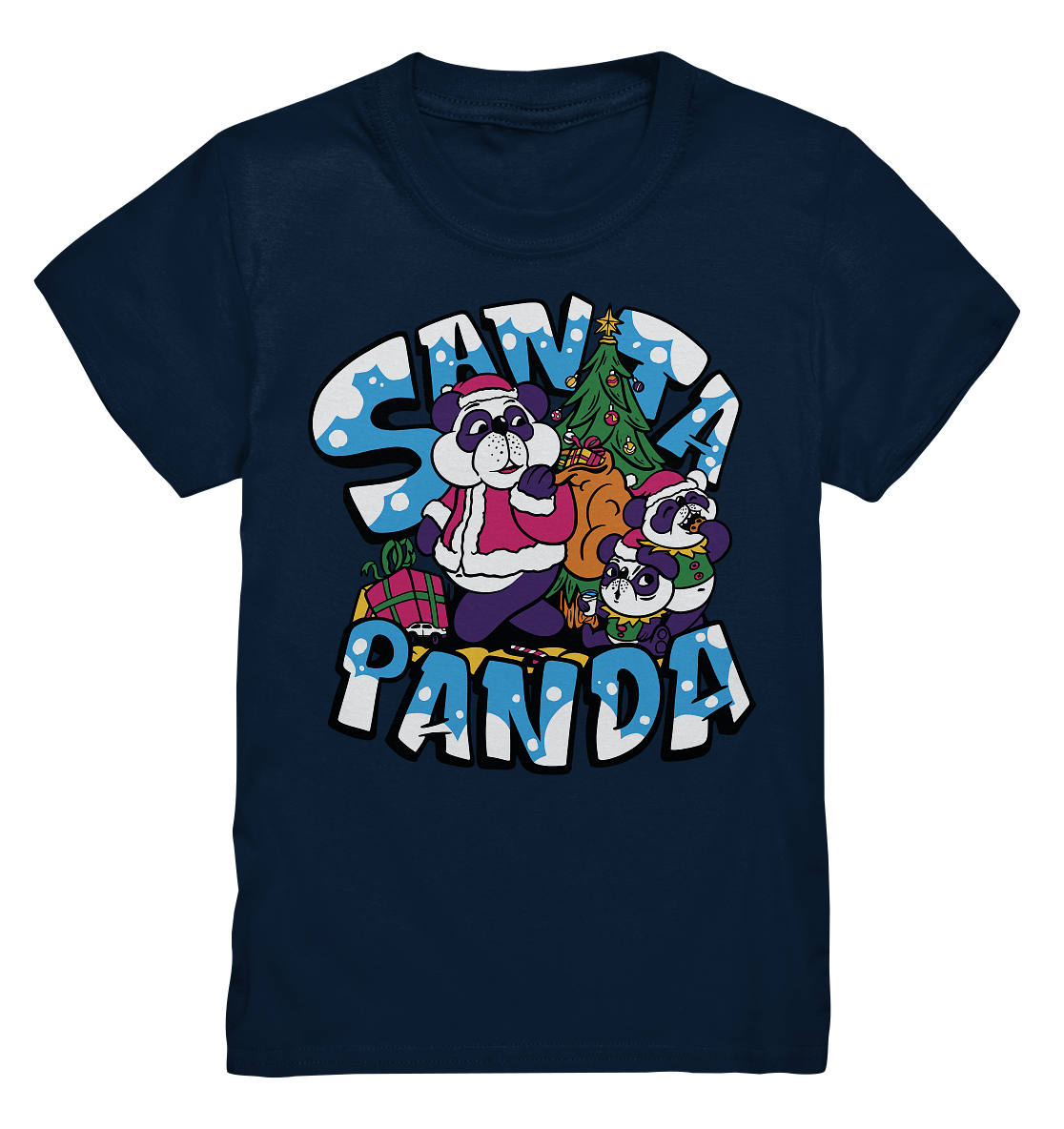 Weihnachten, Santa Panda , Nikolaus Panda ,Merry Christmas  - Kids Premium Shirt