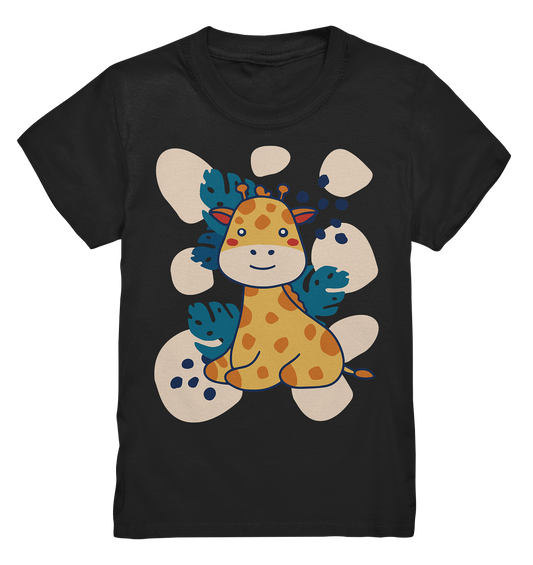 Cute baby giraffe, children's motif - kids premium shirt