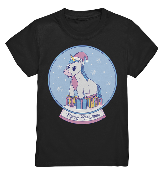 Christmas, Christmas ball with unicorn, Unicorn Merry Christmas - Kids Premium Shirt