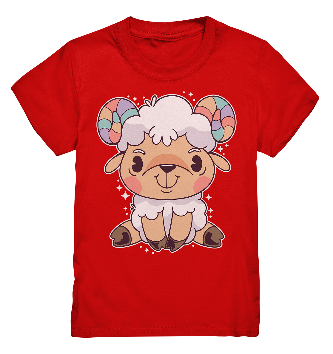 Kleiner lustiger Widder ,der Liebling der Kinder  - Kids Premium Shirt