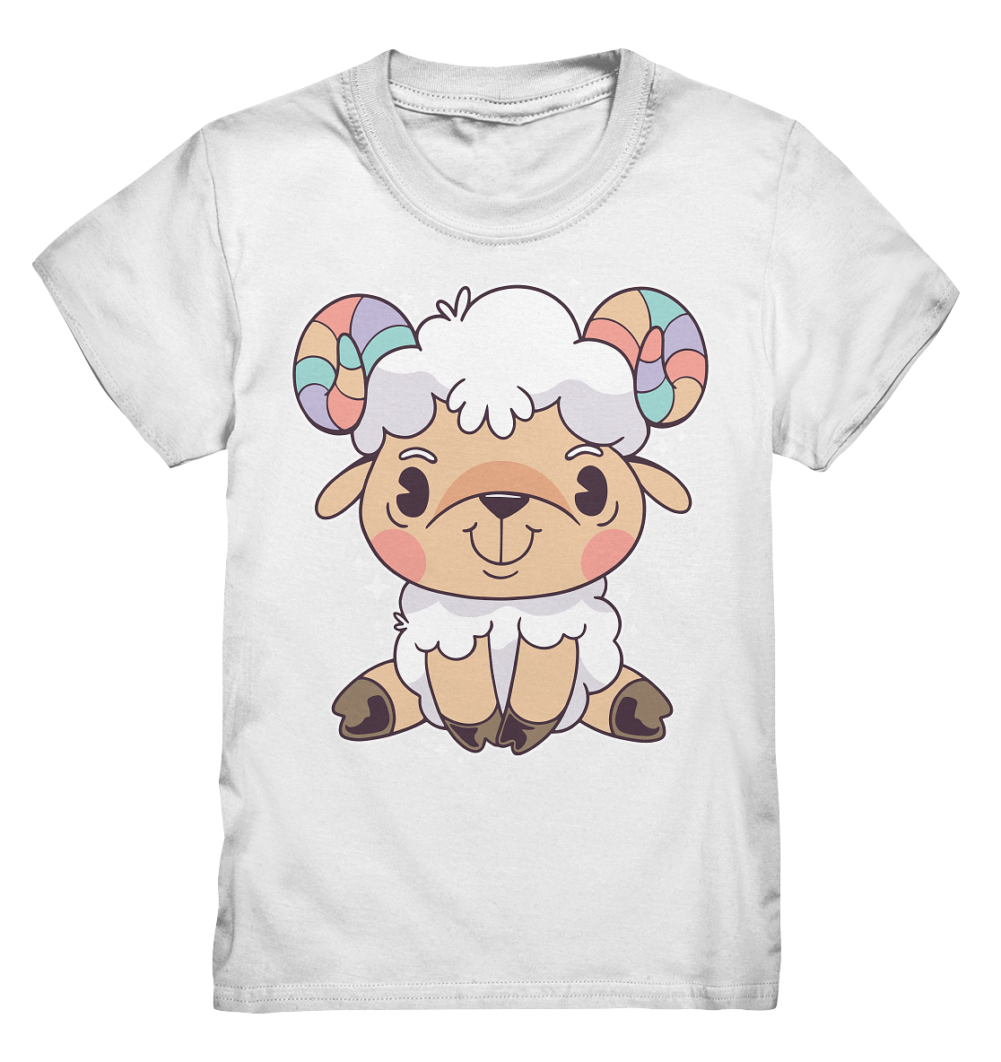 Kleiner lustiger Widder ,der Liebling der Kinder  - Kids Premium Shirt