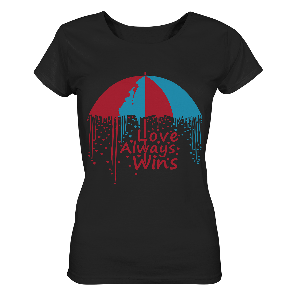 Love always wins - Ladies Organic Shirt