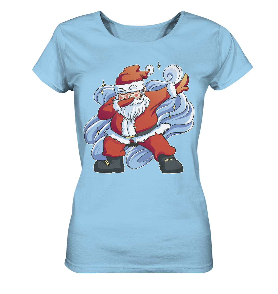 Weihnachten, Nikolaus Dabbing ,tanzender Nikolaus ,Fun ,Santa Dabbing  Christmas - Ladies Organic Shirt