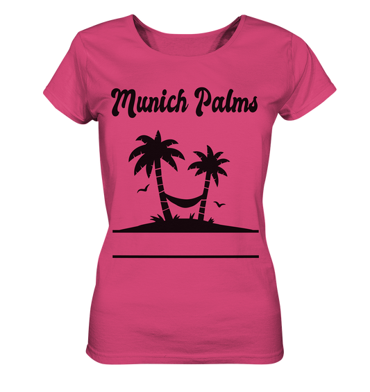 Design Munich Palms - Ladies Organic Shirt