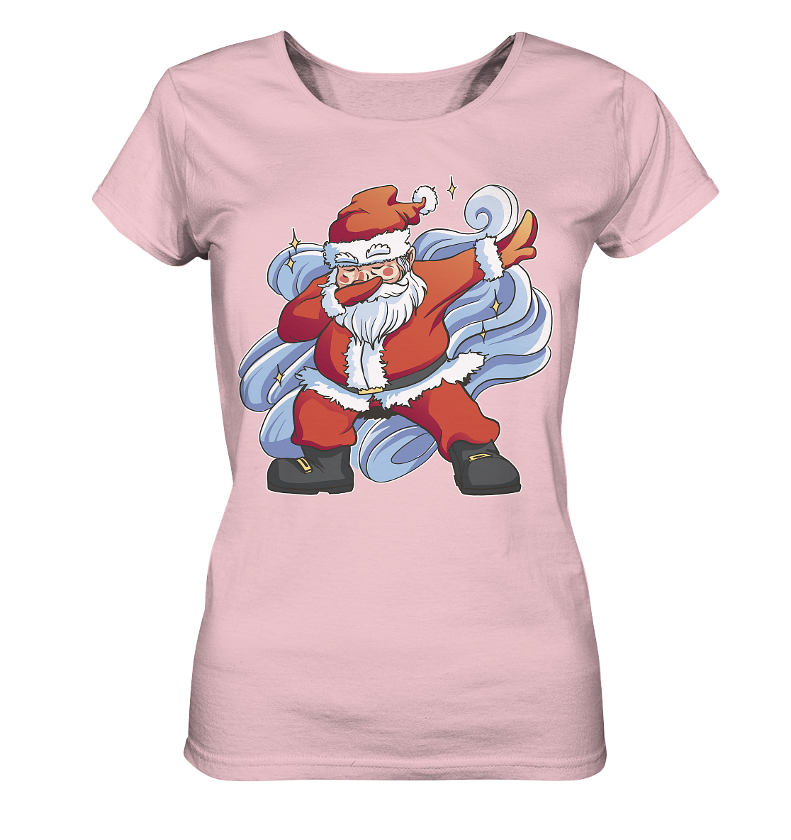 Weihnachten, Nikolaus Dabbing ,tanzender Nikolaus ,Fun ,Santa Dabbing  Christmas - Ladies Organic Shirt