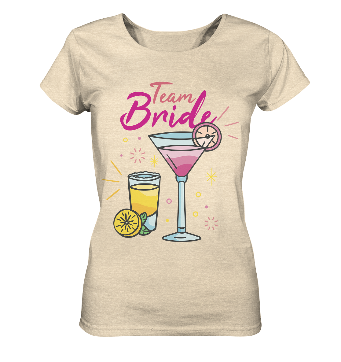 Team Bride ,Team Braut ,Jungesellinnen Abschied - Ladies Organic Shirt