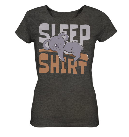 Sleep Shirt Panda - Ladies Organic Shirt (meliert) - Online Kaufhaus München