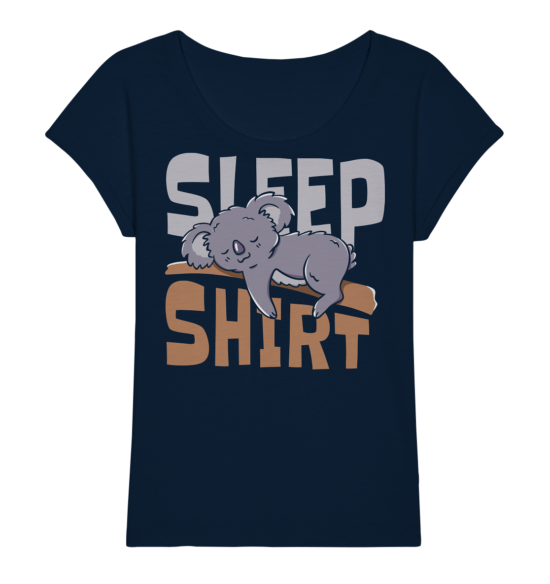 Sleep Shirt Panda - Ladies Organic Slub Shirt - Online Kaufhaus München