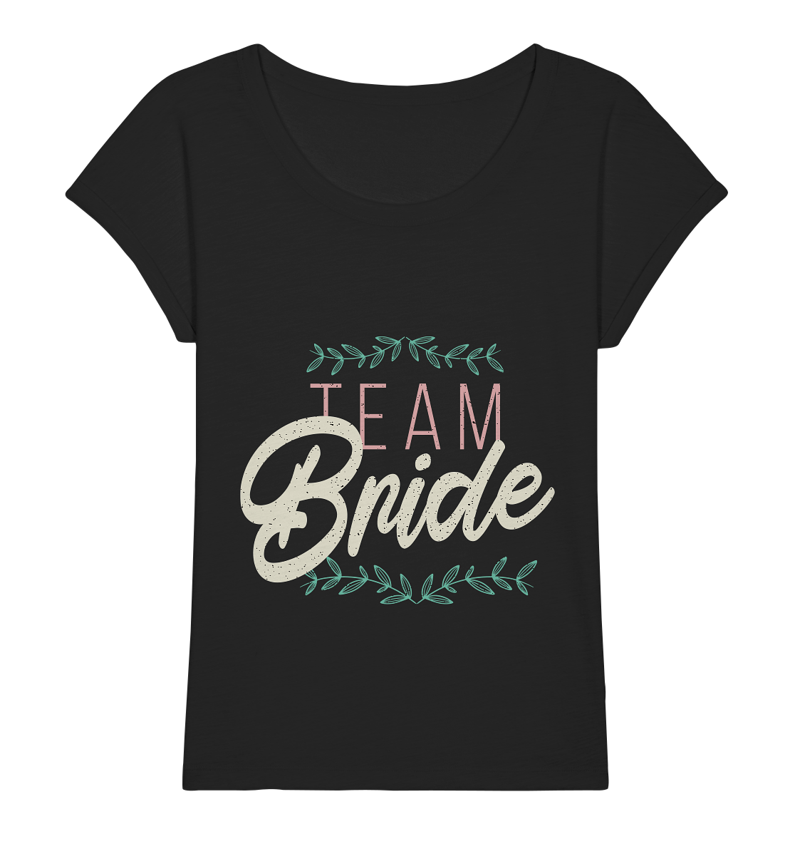 Team Bride  - Ladies Organic Slub Shirt - Online Kaufhaus München