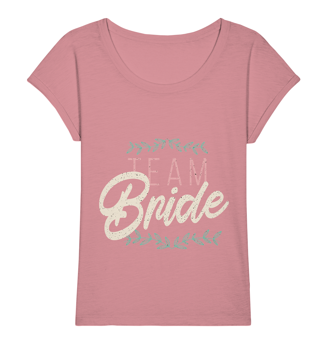 Team Bride  - Ladies Organic Slub Shirt - Online Kaufhaus München