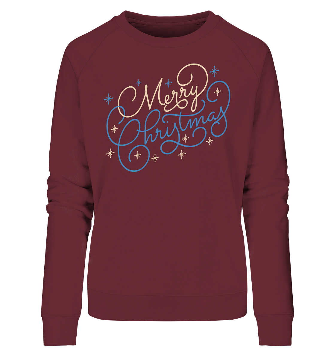 Weihnachtliches Design Merry Christmas  - Ladies Organic Sweatshirt