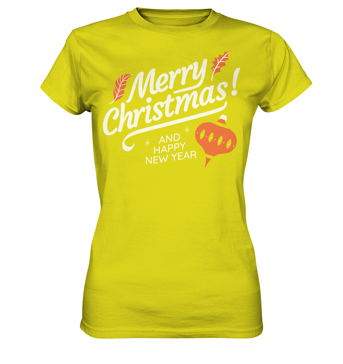 Frohe Weihnachten und ein Gutes neues Jahr ,Merry Christmas and Happy New Year - Ladies Premium Shirt