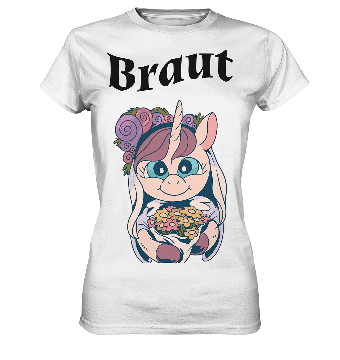 Junggesellinen Abschied Braut  - Ladies Premium Shirt