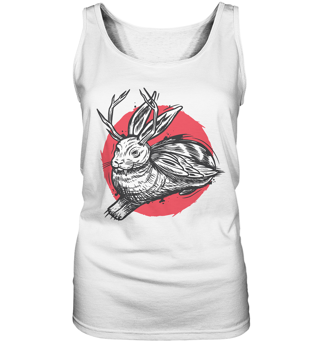 Wolpertinger mythical creatures Bavaria traditional costumes - ladies tank top
