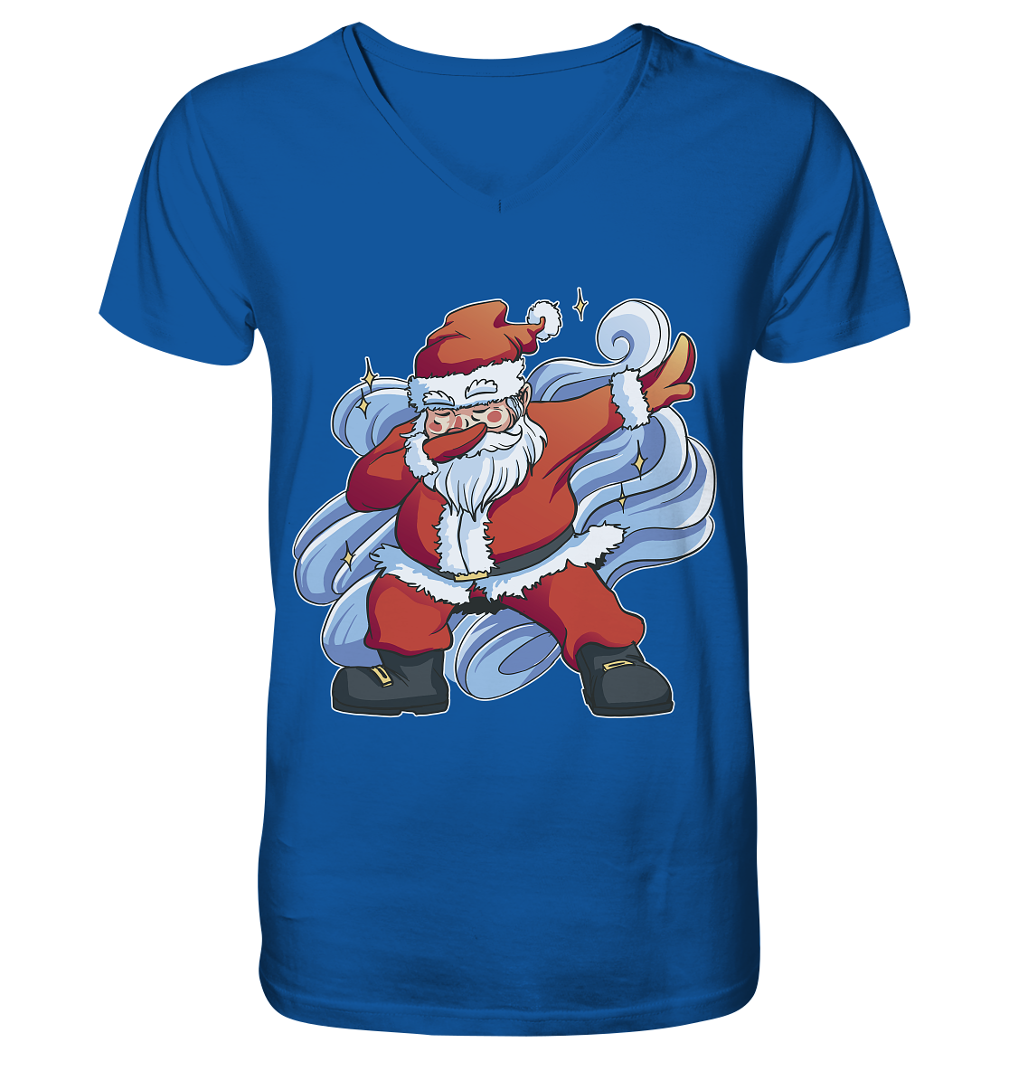 Weihnachten, Nikolaus Dabbing ,tanzender Nikolaus ,Fun ,Santa Dabbing  Christmas - Mens Organic V-Neck Shirt