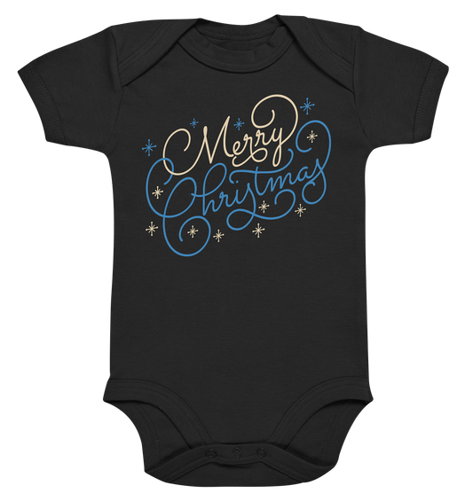 Weihnachtliches Design Merry Christmas  - Organic Baby Bodysuite