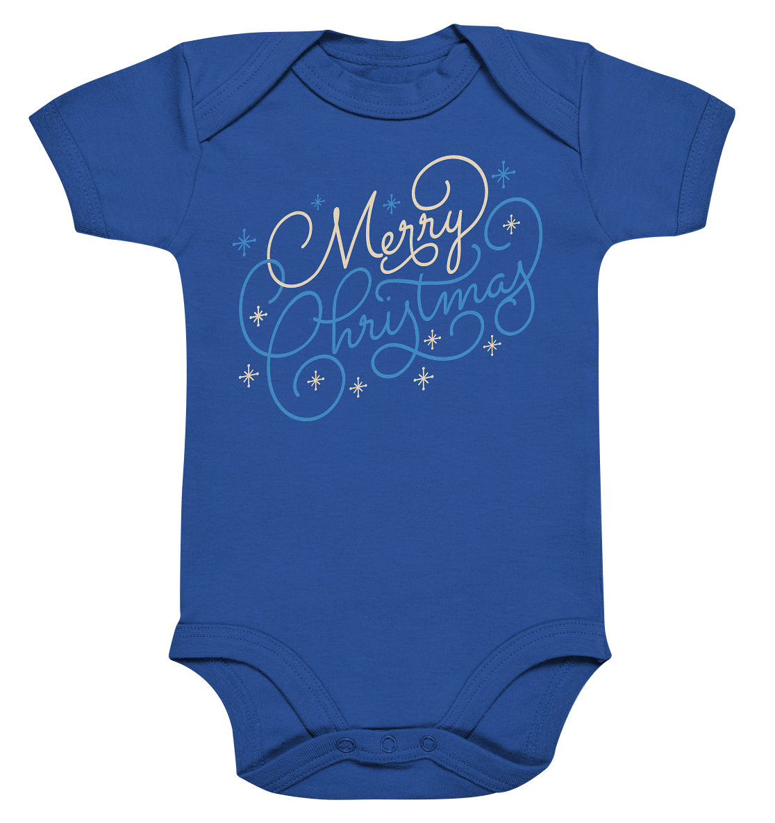 Weihnachtliches Design Merry Christmas  - Organic Baby Bodysuite