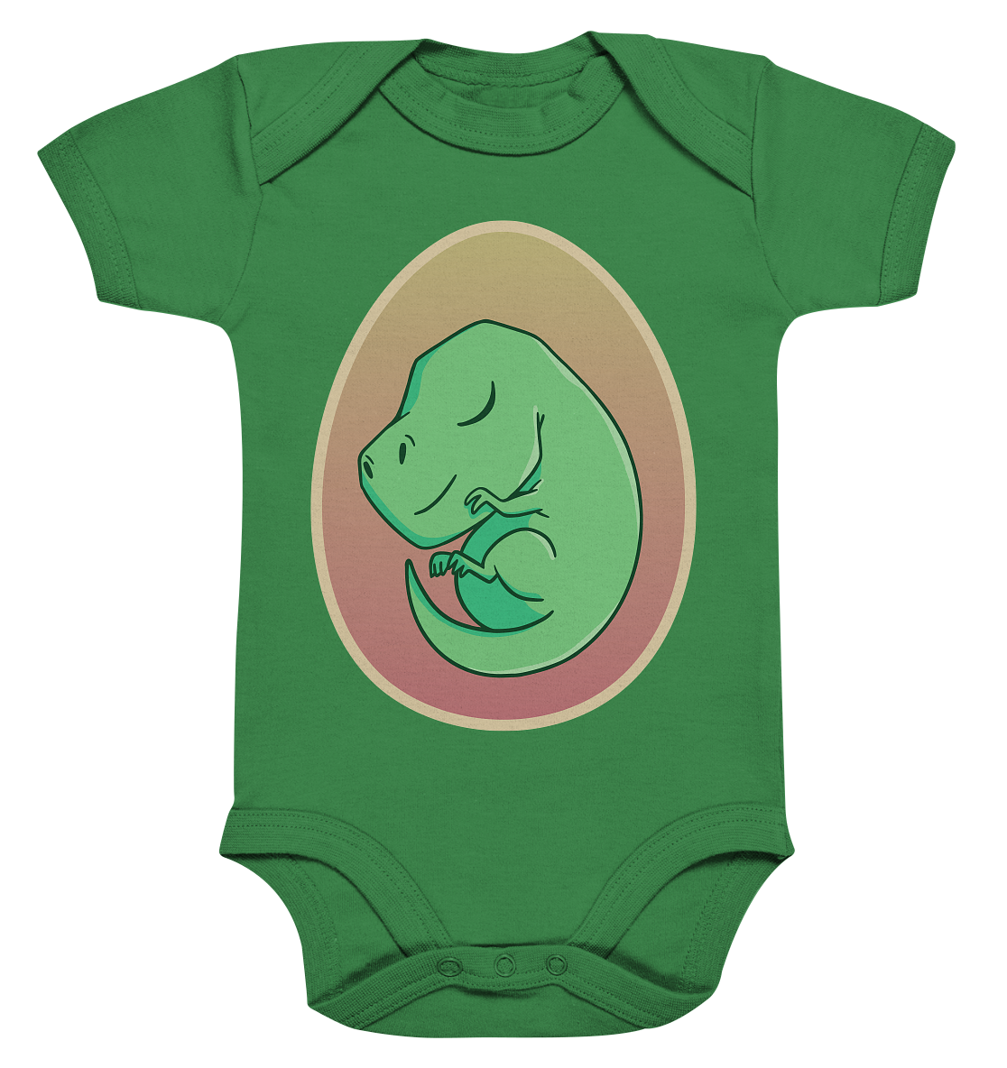 Dino im Ei   - Organic Baby Bodysuite