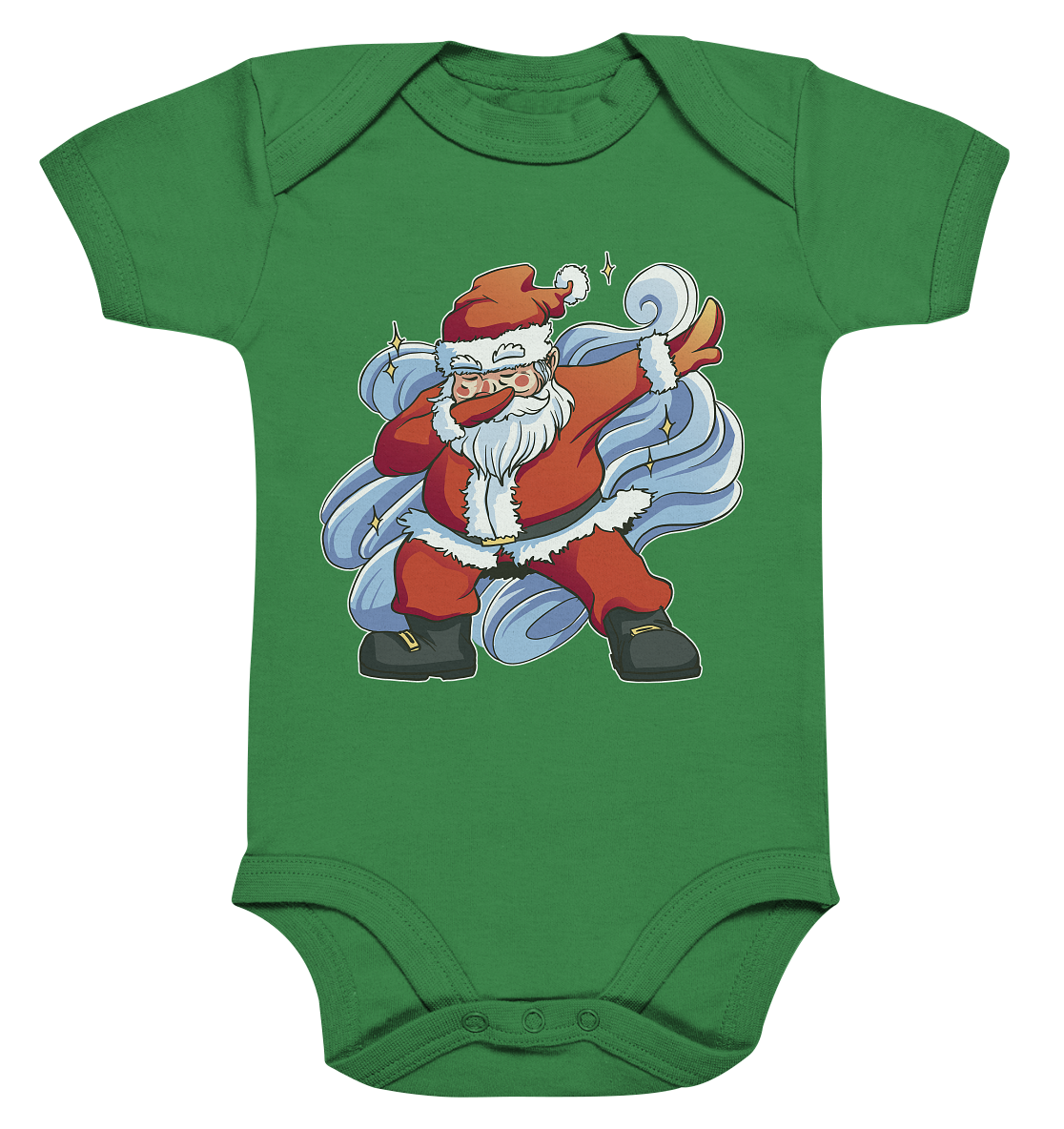 Weihnachten, Nikolaus Dabbing ,tanzender Nikolaus ,Fun ,Santa Dabbing  Christmas - Organic Baby Bodysuite