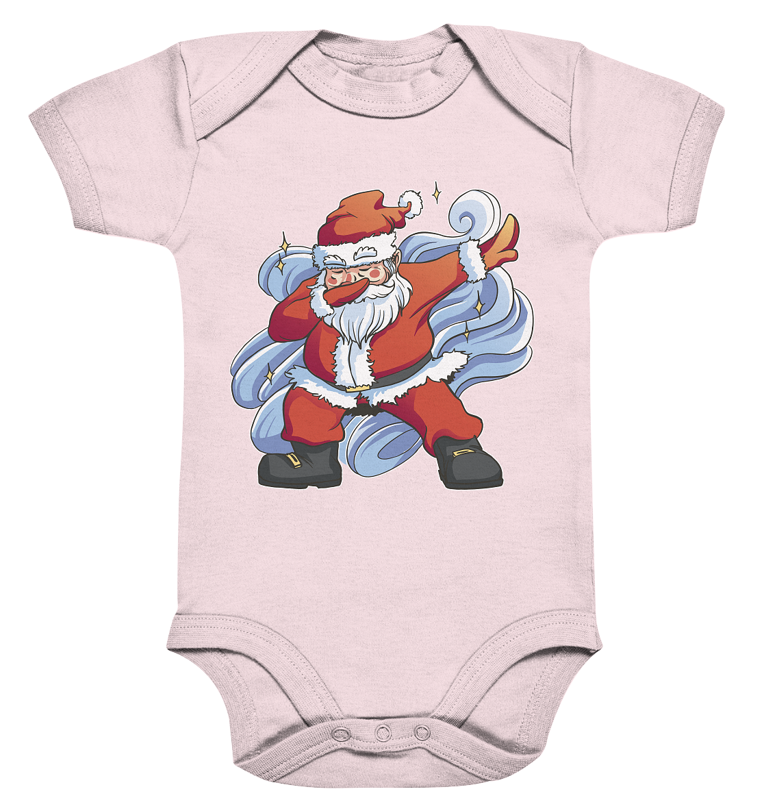 Weihnachten, Nikolaus Dabbing ,tanzender Nikolaus ,Fun ,Santa Dabbing  Christmas - Organic Baby Bodysuite