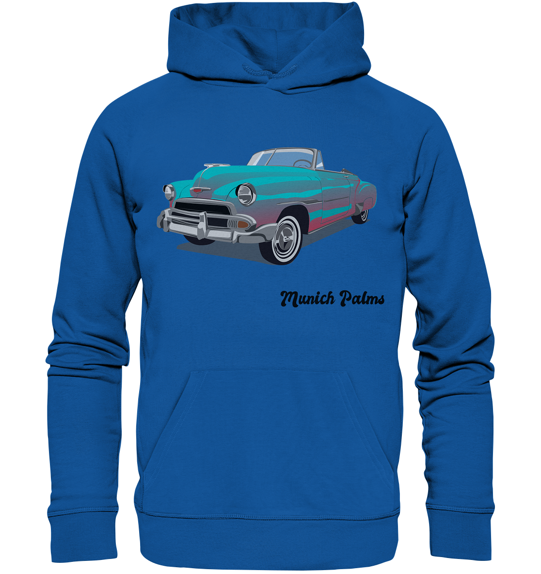 Fleetline Retro Classic Car Oldtimer, Car, Convertible by Munich Palms - Organic Basic Hoodie