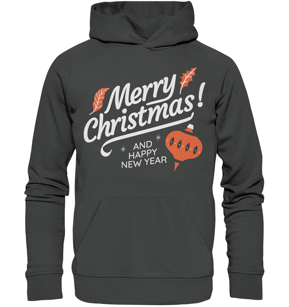 Merry Christmas and Happy New Year ,Merry Christmas and Happy New Year - Organic Basic Hoodie