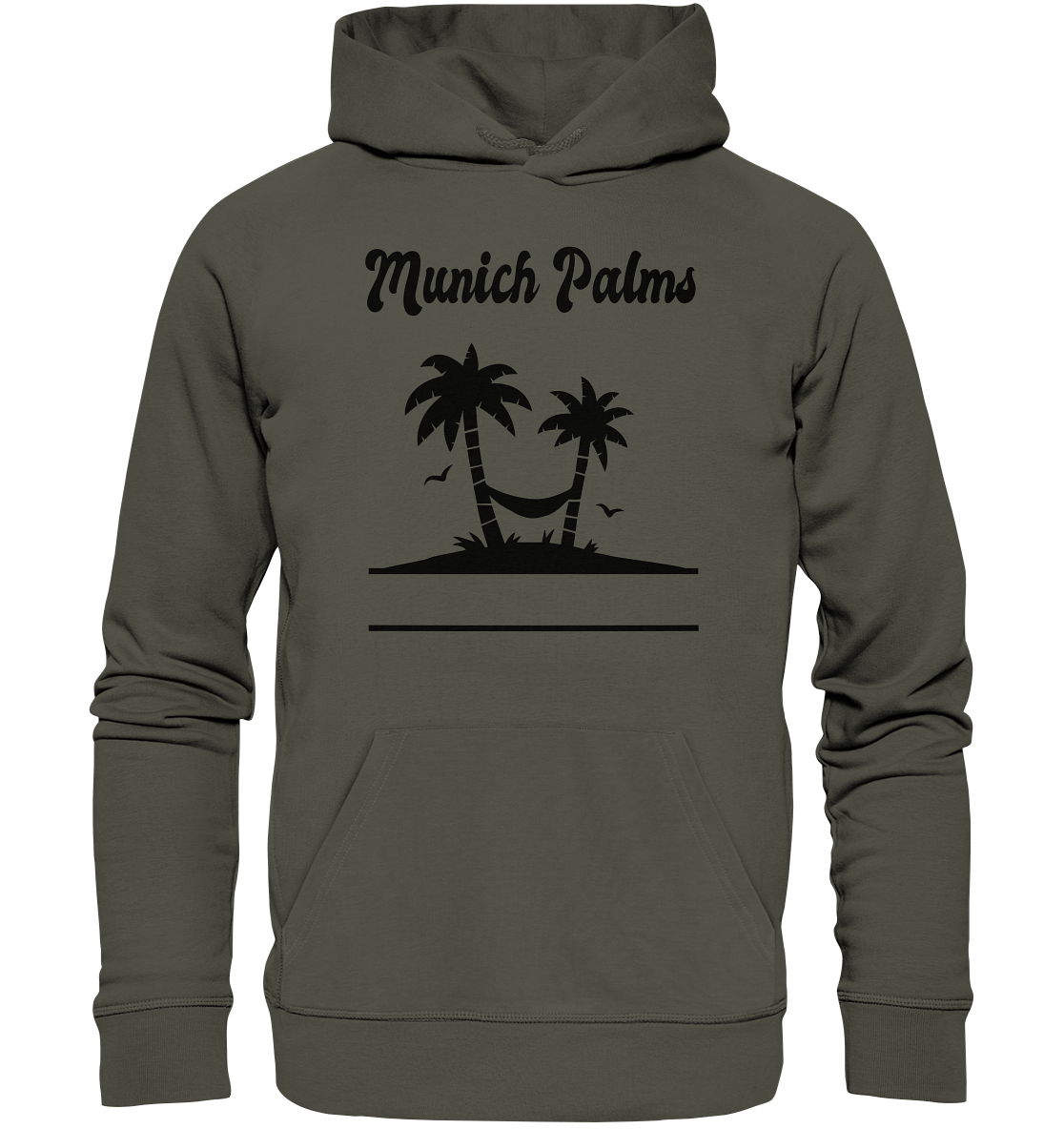 Design Munich Palms  - Organic Basic Hoodie