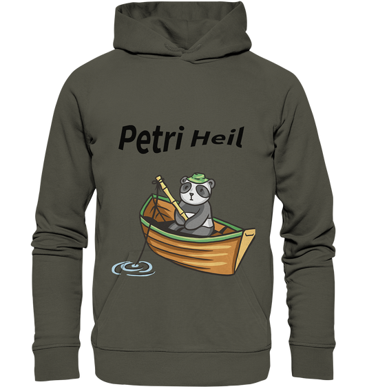 Petri-Heil-Bär - Organic Basic Hoodie - Online Kaufhaus München