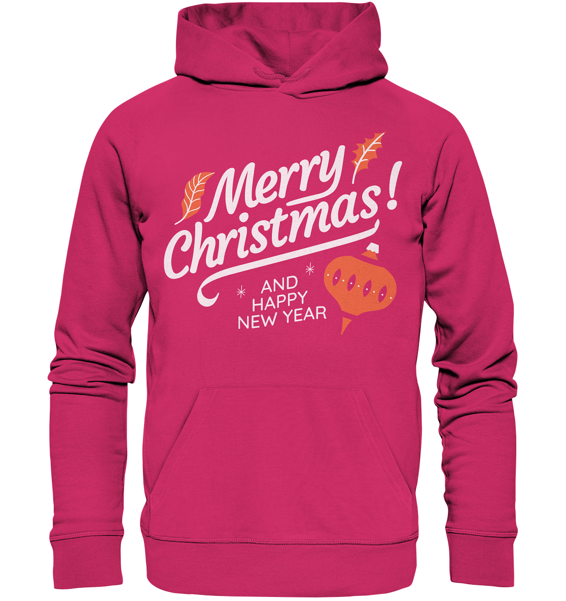Merry Christmas and Happy New Year ,Merry Christmas and Happy New Year - Organic Basic Hoodie