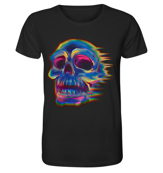 Design human skull, skull, biker - organic basic shirt