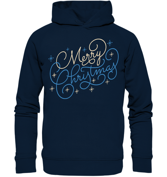 Weihnachtliches Design Merry Christmas  - Organic Fashion Hoodie