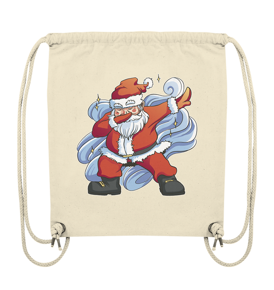 Christmas, Santa Claus Dabbing, dancing Santa Claus, fun, Santa Dabbing Christmas - Organic Gym Bag
