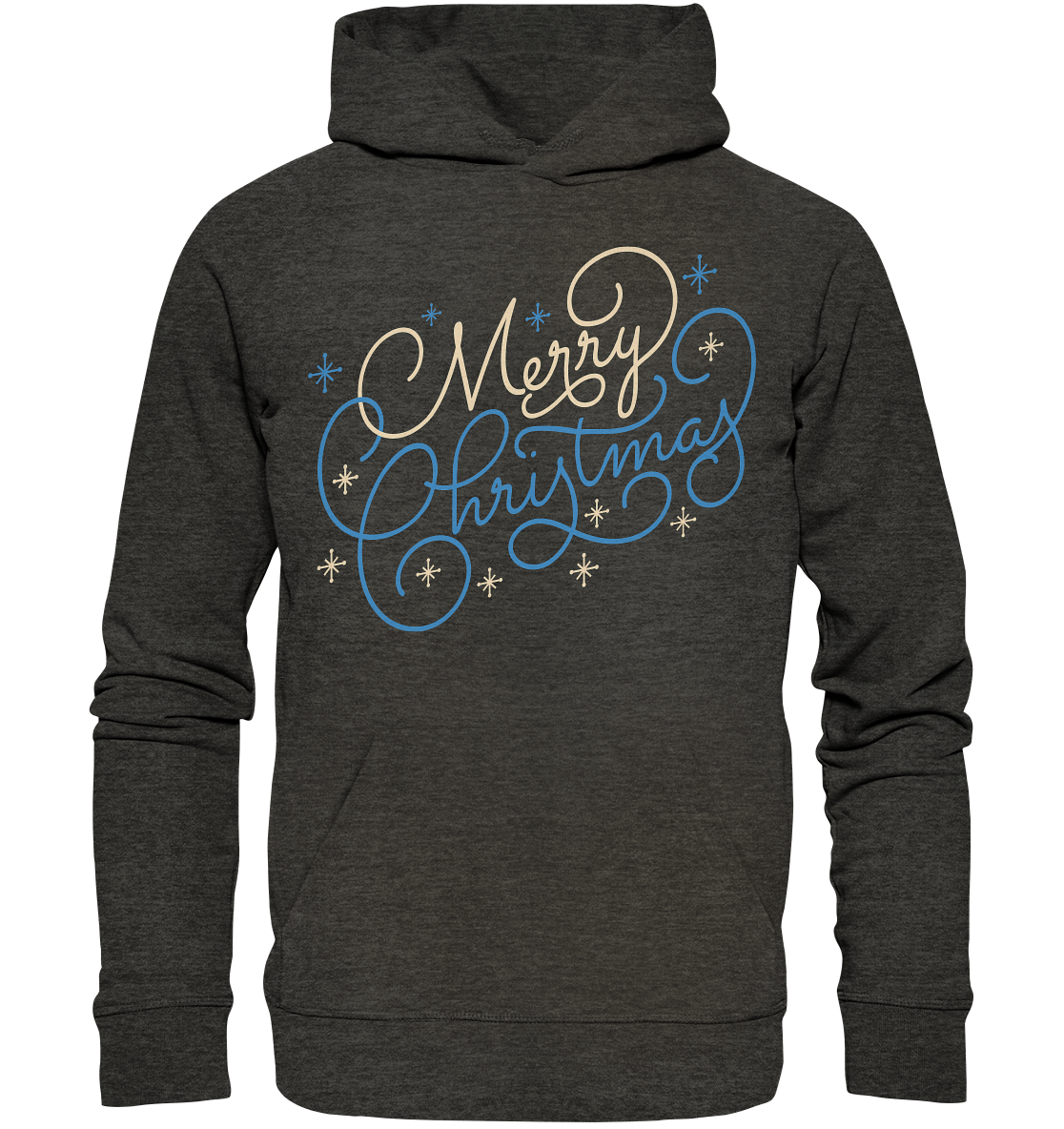 Weihnachtliches Design Merry Christmas  - Organic Hoodie