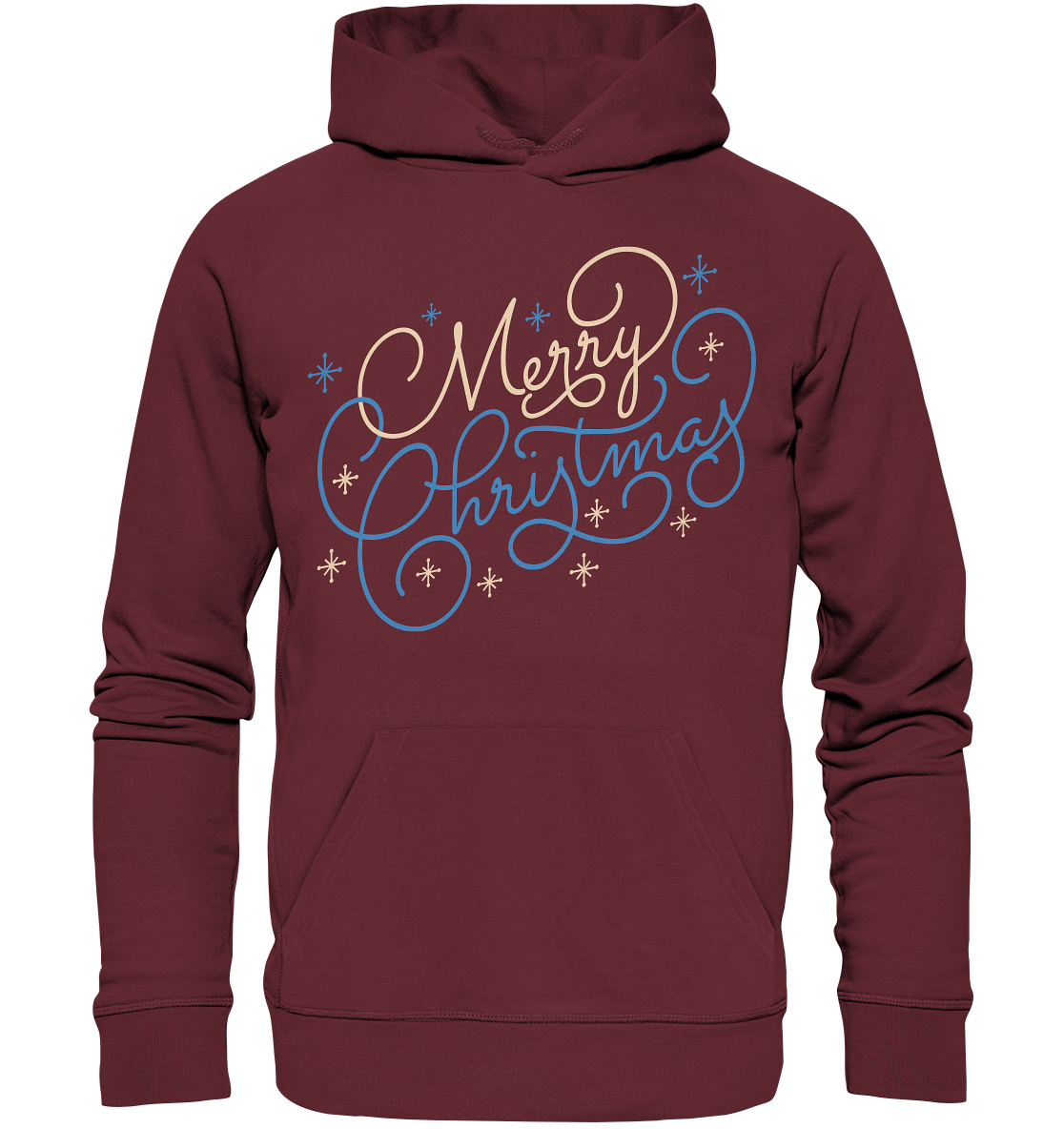 Weihnachtliches Design Merry Christmas  - Organic Hoodie