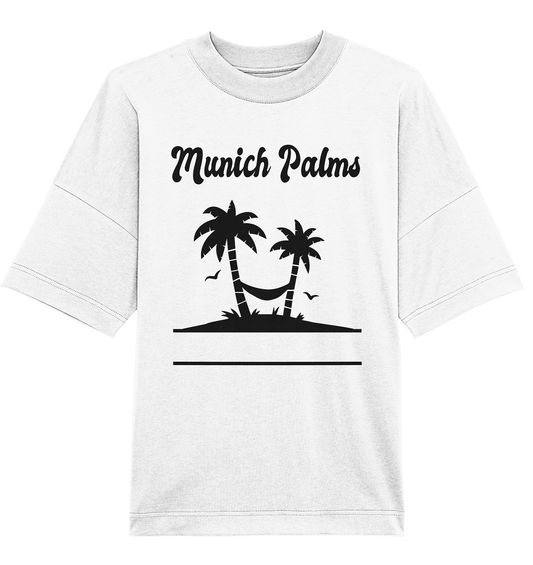 Design Munich Palms  - Organic Oversize Shirt