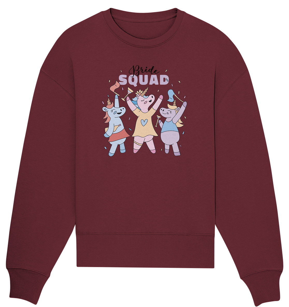 Hen Party Team Bride - Organic Oversize Sweatshirt