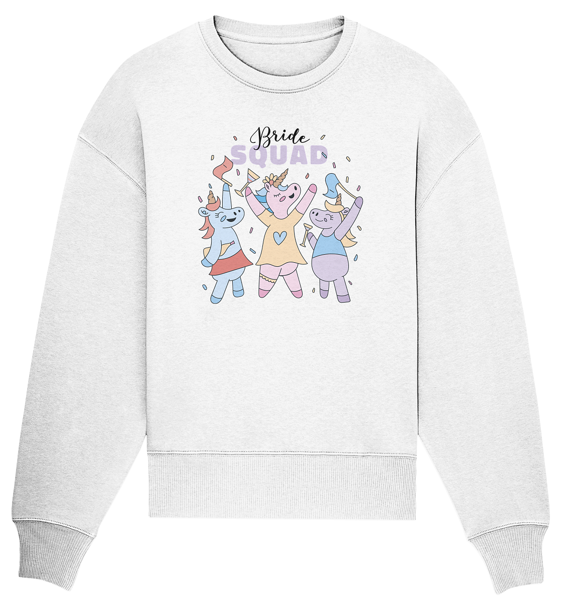Hen Party Team Bride - Organic Oversize Sweatshirt